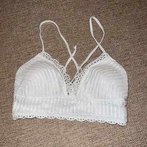 Hollister lace swim top